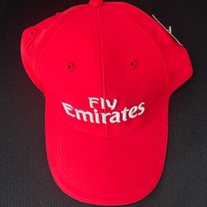 Fly Emirates Red Adjustable Baseball Cap